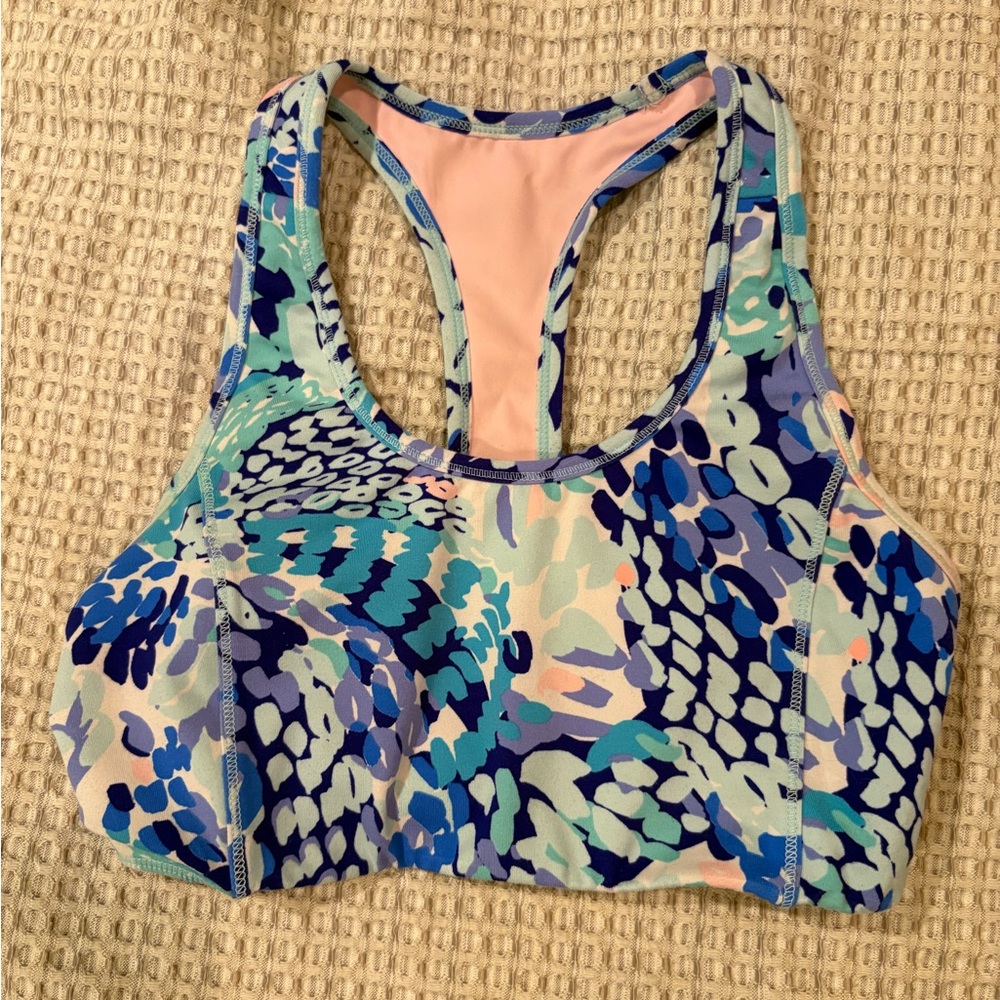 Lilly Pulitzer Luxletic Teegan Racerback Sports Bra